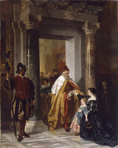 Petizione al Doge, 1860 da Carl Ludwig Friedrich Becker